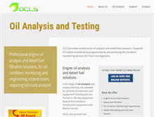 Tablet Screenshot of oil-analysis.org